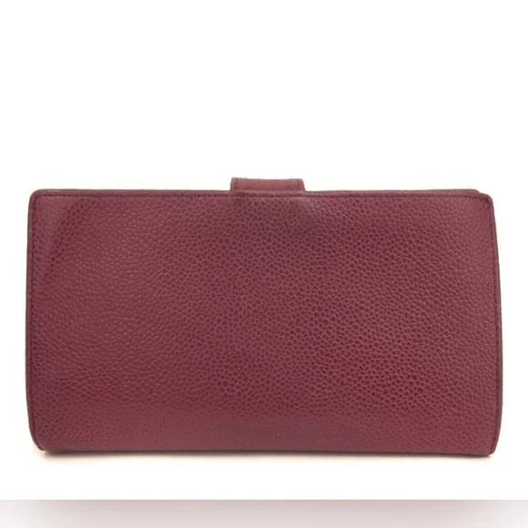 💯 Authentic Chanel Pink Caviar Leather Wallet with Iconic CC Logo🌸 - Picture 5 of 10
